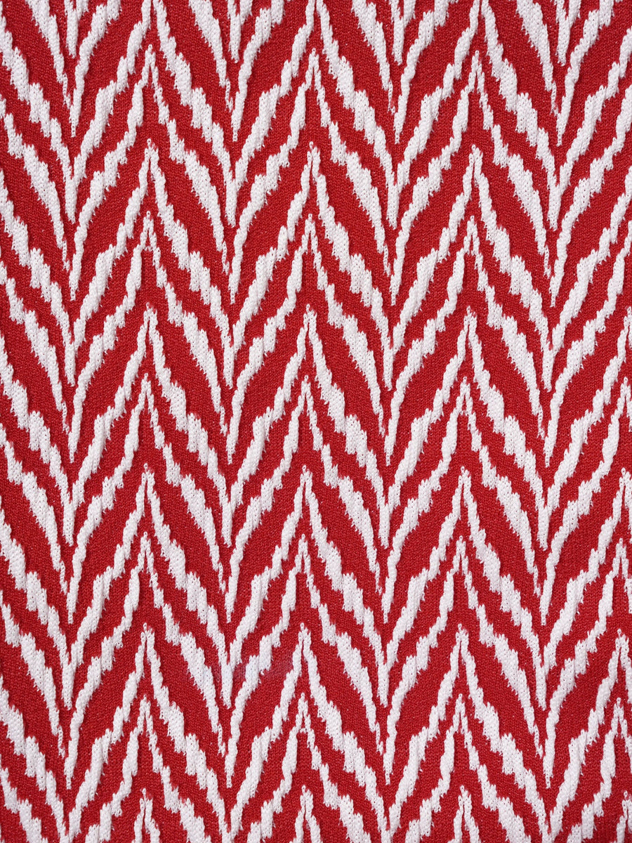 Red Star Wavy Edge Tankini Set