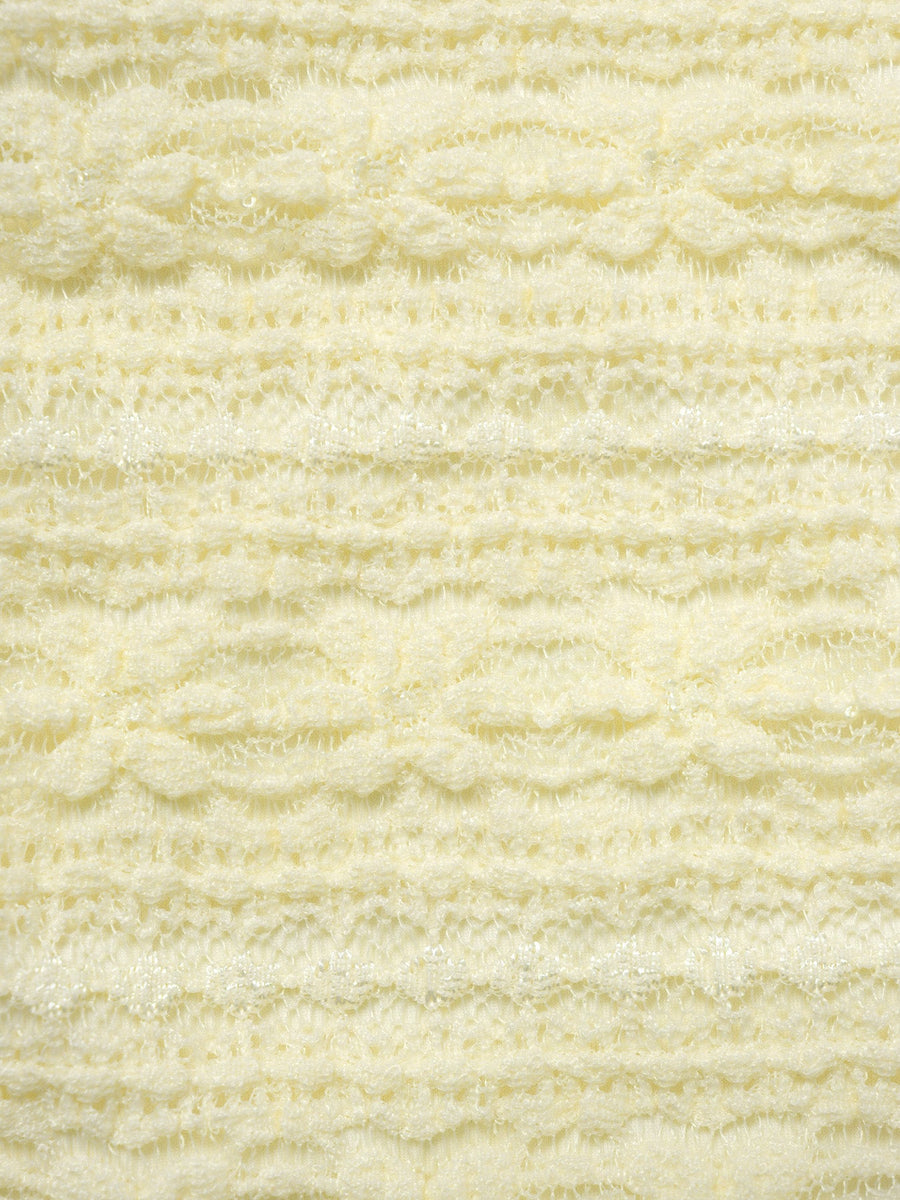 Yellow Lace Sheer Tankini Set