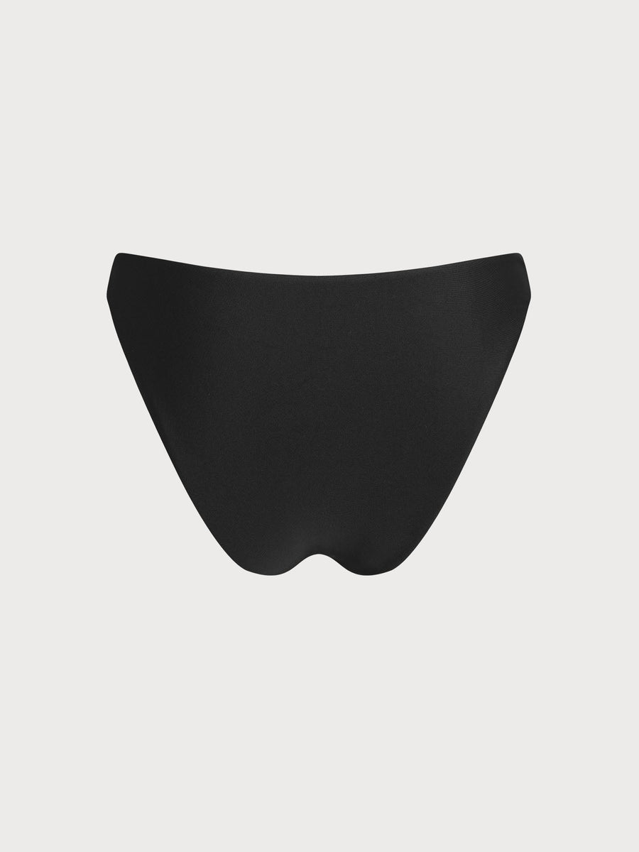 Black Natural Waisted Shorts
