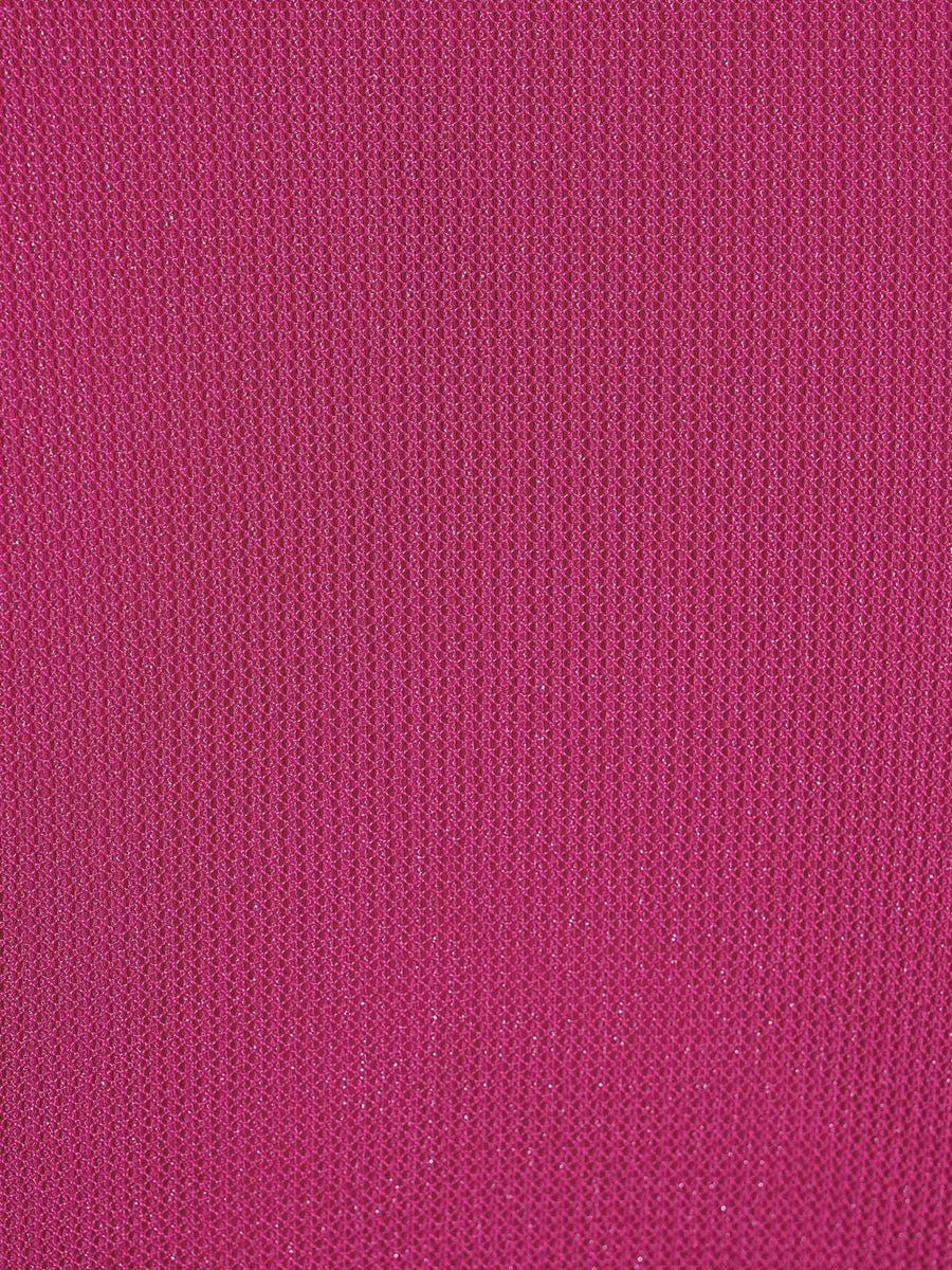 Blue Lurex Wave Cut Tankini Set