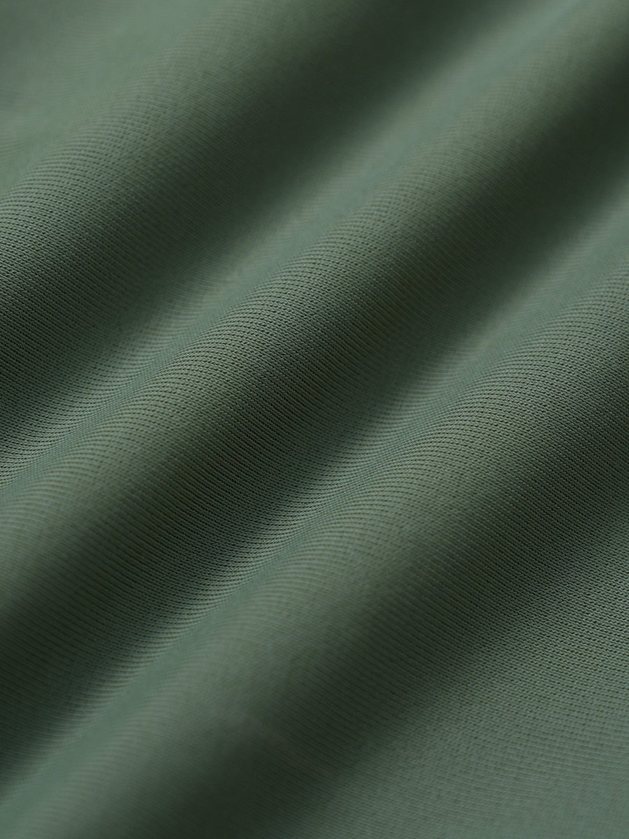 Green O-Ring Ruched Tankini Set