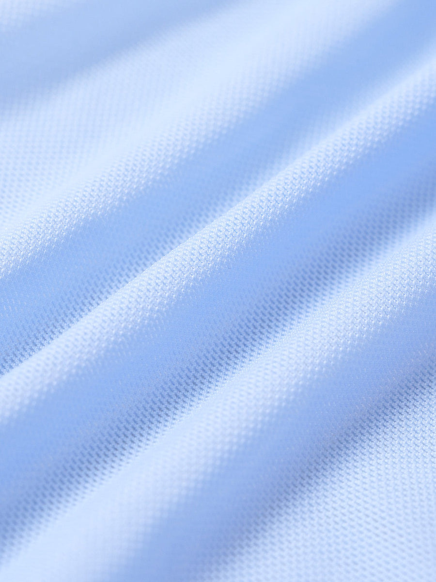 Light Blue Contrast Sheer Skirt Tankini Set