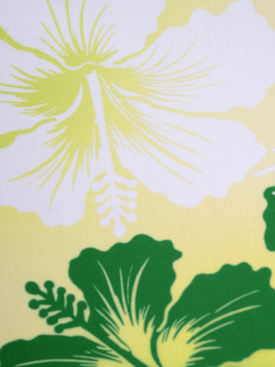 Green Floral Printed Halter Tankini Set