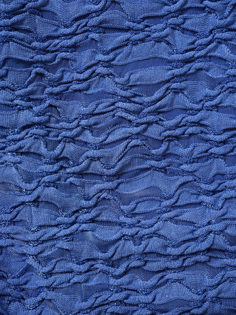 Blue Starfish Bubble Crinkle Bikini Set