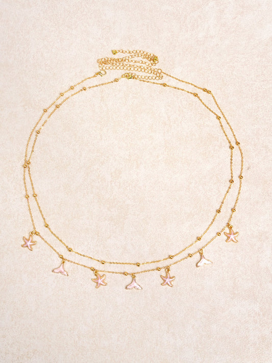 Gold Metal Star Waist Chain