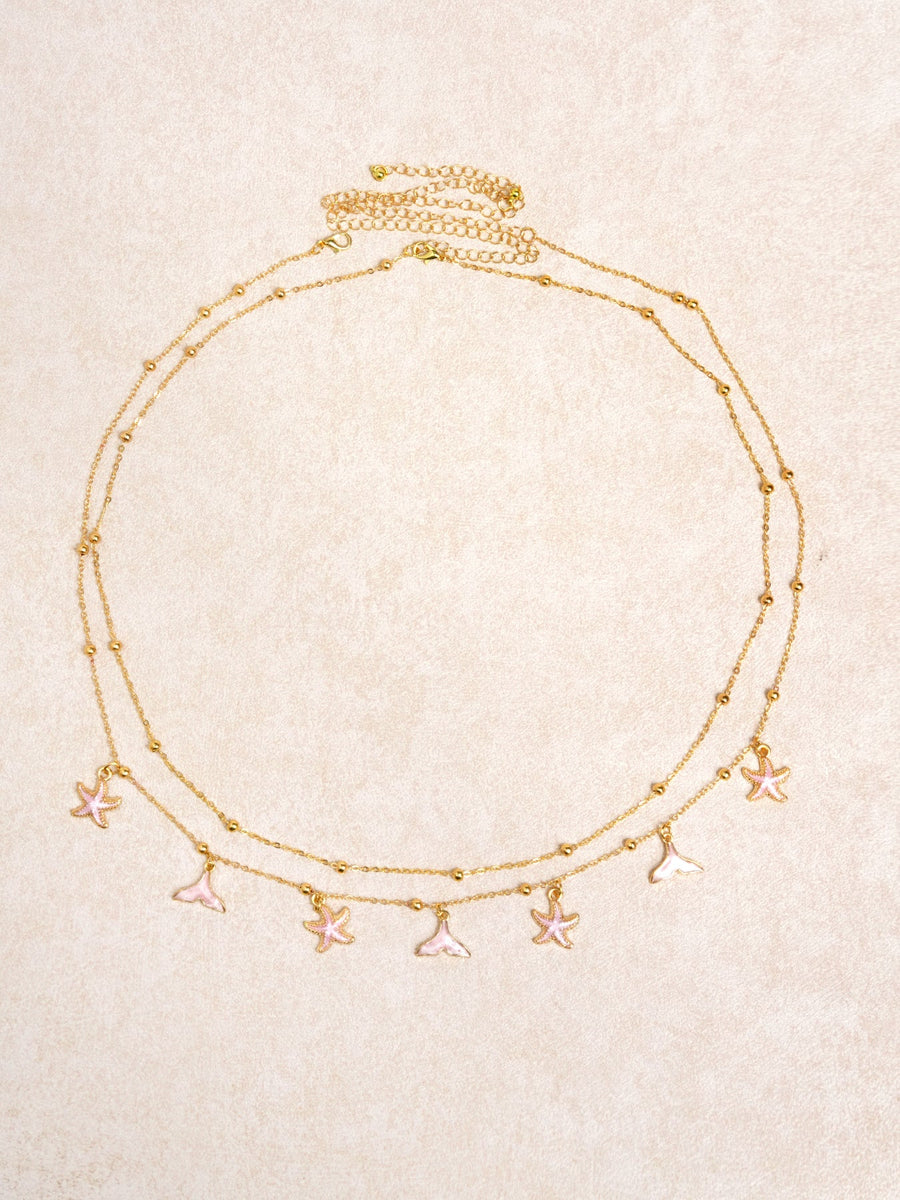 Gold Metal Star Waist Chain