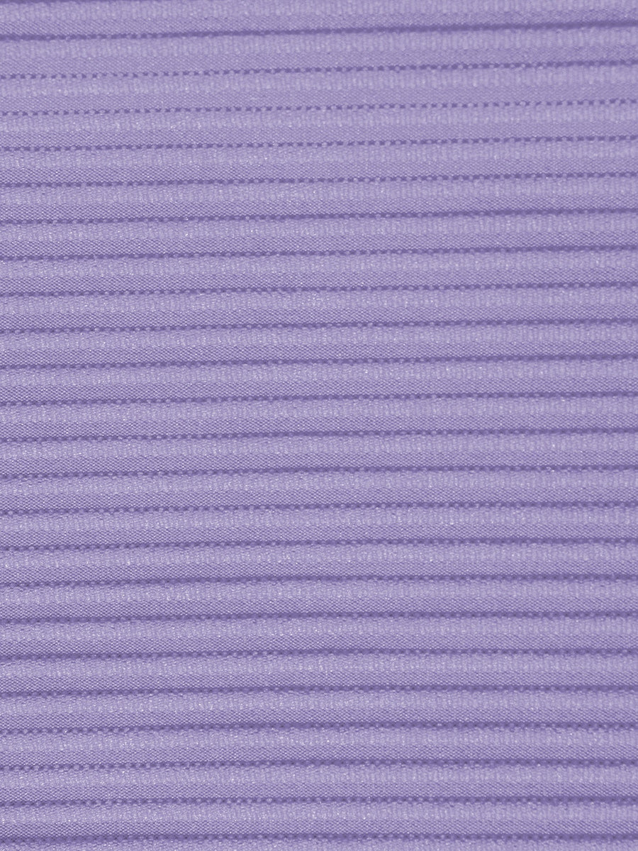 Purple Decorative Metallic Thread Tankini Set